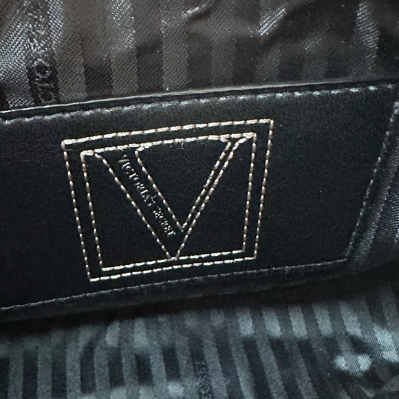 Victoria's Secret Rose Pink and Gold Shoulder Bag with Crescent Silhouette - Picture 9 of 15